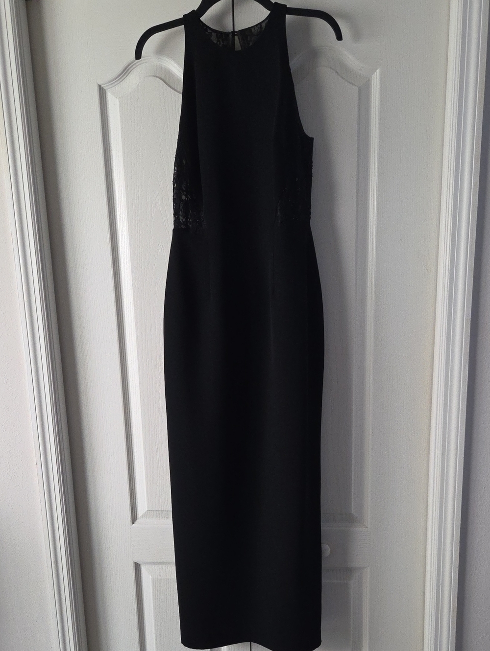 Elegant Black Sleeveless Maxi Dress